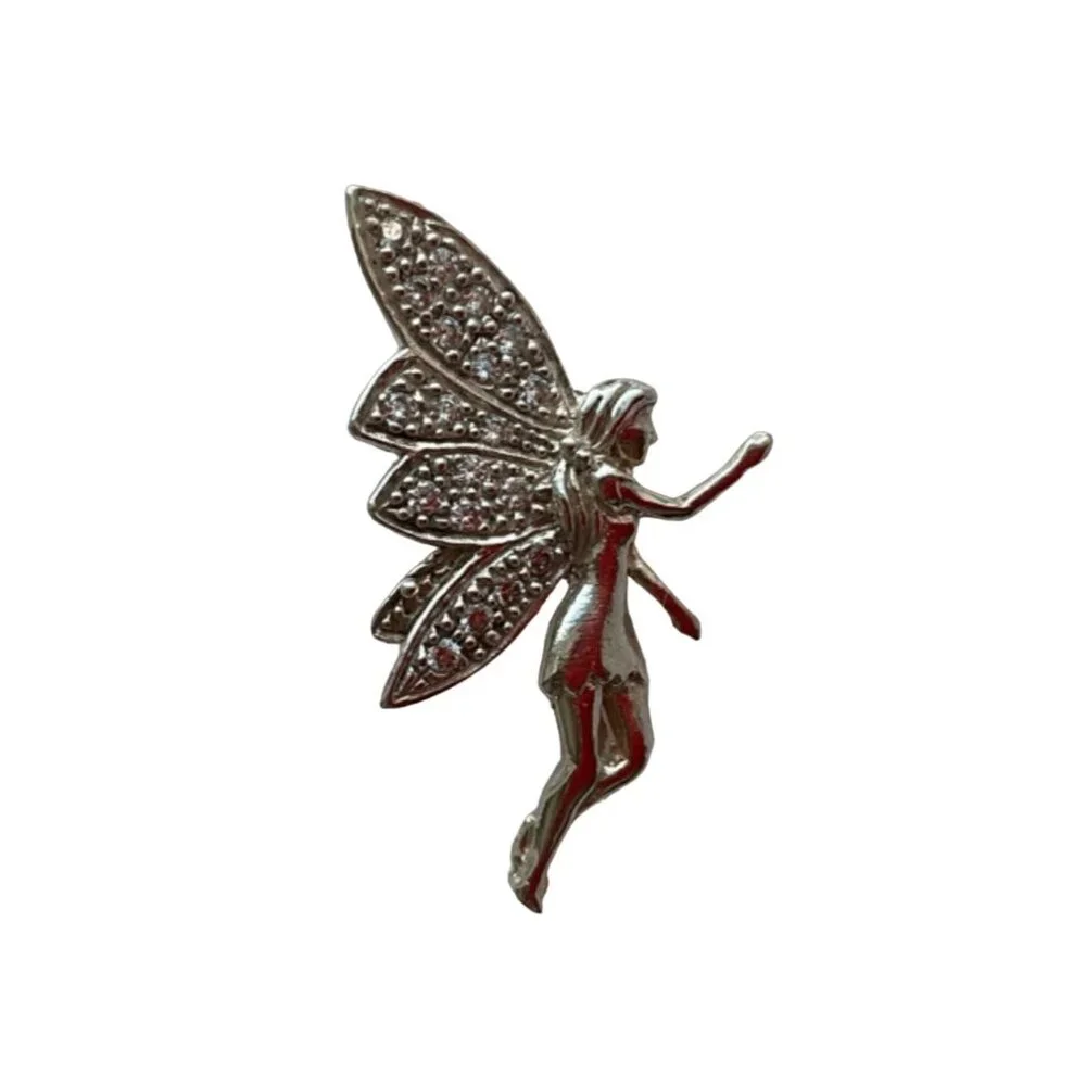 New no tags Fairy Pendant sterling silver .925 handcrafted Artisan Made - Picture 4 of 6